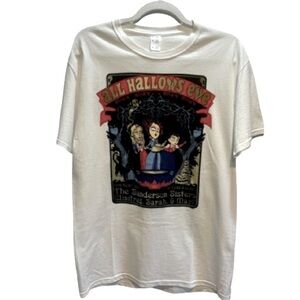 Hocus Pocus All Hallows Eve The Sanderson Sisters Halloween Tee Size M EUC